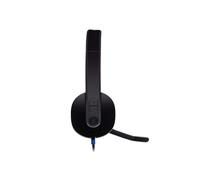 Casque Logitech H540 USB - Binaural, Supra-aural, 20-20000Hz, Micro anti-parasite, Impédance 20 Ohm, Sensibilité 115dB, Câble 1.8m, Noir