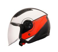 Casque Of616 Airflow Ii Couverture Blanc Mat Rouge S