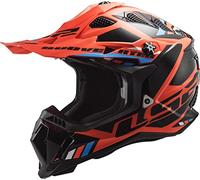 Ls2 Mx700 Subverter Evo Ii Stomp Ece 22.06 Off-road Helmet Orange,Noir XL