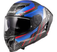 Casque LS2 FF807 Dragon Trax Carbon, jaune carbone/néon, M (57/58)
