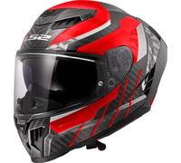 Casque LS2 FF807 Dragon Trax Carbon, jaune carbone/néon, M (57/58)