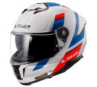 casque ls2 ff808 stream ii vintage - blanc / bleu / rouge L