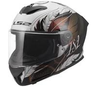 LS2 Casque FF820 Rapid III Boho Intégral Homme Blanc/Noir/Rose Taille S