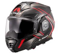 Casque LS2 FF901 Advant X Carbone Future II (Noir/Rouge/Carbone) Taille: L (59)