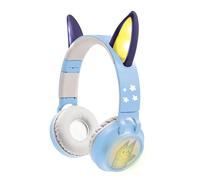 Lexibook Casque lumineux pliable Bluetooth et filaire Design 3D Bluey Bleu HPBT015BY