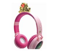 Lexibook Casque 2-en-1 Princesses Disney HPBT015DP - Sans fil/filaire, Couronne, Son limité à 85 dB