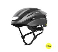 Lumos Casque de vélo Ultra Smart MIPS – LED avant et arrière, clignotants, Bluetooth – Gris M-L