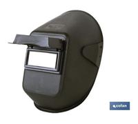 Casque-masque De Soudage Réglable En166/en175 N°11 En Polypropylène Avec Lentilles Noires Et Blanches