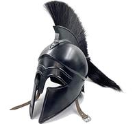 Casque médiéval 300 grec spartan plume, casque corinthien en acier, casque armure de chevaliers, casque de costume historique, casque de guerrier, reconstitution LARP, costume d'Halloween