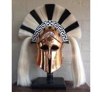 Casque médiéval corinthien grec chevalier croisé armure spartiate