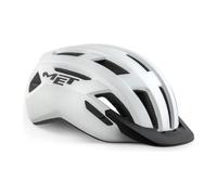 Casque met allroad blanc mat