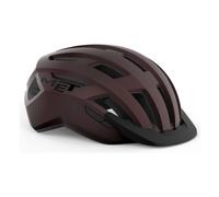 Casque met allroad burgundy mat
