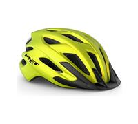 Casque met crossover lime jaune metallic mat