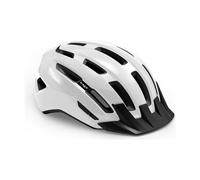 Casque MET Downtown blanc brillant noir - M-L