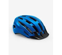 Casque MET Downtown bleu brillant noir - S-M