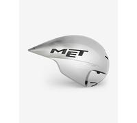 CASCO MET DRONE WIDE BODY II BLANCO METAL.BRILLO M