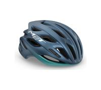 Casque met estro mips bleu marine turquoise mat