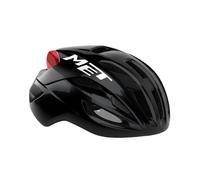 MET Casque vélo Rivale Mips – Noir/Rouge Brillant Taille M