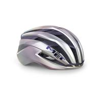 Casque MET Trenta 3K Carbon Tadej Pogacar 2026 Gris Violet, Taille S (52-56 cm)