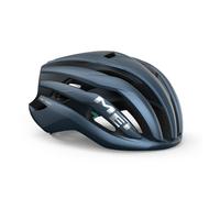 Casque MET Trenta MIPS Bleu Marine Argent Mat, Taille M (56-58 cm)