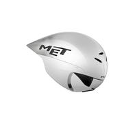 Met Drone Wide Body Ii Time Trial Helmet Argenté L