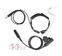 Casque micro antibruit avec tube acoustique discret et bouton PTT pour talkies-walkies Baofeng UV-9R BF-9700BF-A58 - Surveillance et sécurité