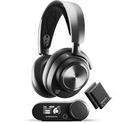 SteelSeries Casque PC Gaming Arctis Nova Pro Wireless ANC Bluetooth RF 2.4 GHz ClearCast Noir