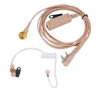 Casque micro-casque sensible pour radios Motorola, oreillette à tube acoustique, grande taille, bouton PTT, environnements bruyants, mains libres,