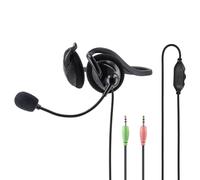 Casque micro de bureau pour PC "NHS-P100" avec tour de cou, stéréo