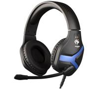Konix Casque gaming FFF filaire Microphone 45° Câble 1,5 m Jack 3,5 mm Noir et Bleu