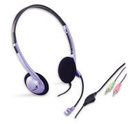 Casque-micro Genius HS02B - Ajustable Léger Contrôle du volume