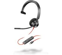 Casque Micro - HP - Poly Blackwire 3310 - USB-C - Sur-oreille - Isolation de bruit