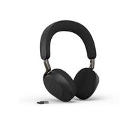Casque micro professionnel - JABRA - Evolve3 75 MS Stereo USB-A - ANC adaptative - Bluetooth 5.3 Multipoint - 25h/120h