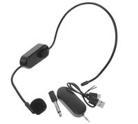 Casque-micro sans Fil 2, 4g pour Enseignement, Noir, 1 Set