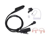 Casque-micro sans fil pour radios Motorola, casque de surveillance avec bouton PTT réglable et oreillette champignon, son haute clarté pour une