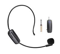 Casque micro UHF sans fil et portable 2 en 1, portée de 50,3 m, amplificateur de voix, haut-parleurs de scène, système de sonorisation adapté pour enseignant