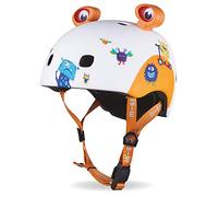 Casque Micro® v2 Ultra léger 320 g, lumière sécurité, Casque et Coussin intérieur d'une Seule pièce (Taille M (52-56 cm), Monsters)