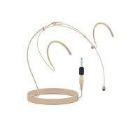 Casque Microphone Double Over-Ear - Omnidirectionnel avec Adaptateur 3,5mm - Câble 1,2m - Protection Vent