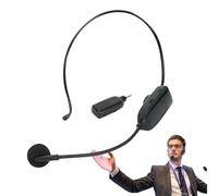 Casque microphone sans fil - Ensemble amplificateur portable, kit audio rechargeable, fonction de suppression du bruit, design pratique | Système de voix claire pour les conférences de formation en cl