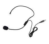 Casque Microphone Serre-tête, Microphone pour Casque D'écoute, Prise TA3F Mini XLR 3 Broches, Microphones avec Perche Filaire Flexible pour Amplificateur Vocal, pour Chant, Parler, Enseignants