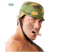 Casque Militaire - Déguisement - Adulte - Vert - Extérieur - A partir de 18 ans