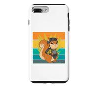 Casque Militaire écureuil, Gilet Tactique, confiant, Mignon, Coque pour iPhone 7 Plus/8 Plus