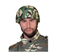 Casque militaire imprimé camouflage adulte