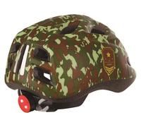 PolispGoudt juniGoud casque de vélo s 52-56cm armée avec lumière LED