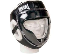 Casque MMA - METAL BOXE - Modèle à grille polycarbonate - Noir - Adulte - Mixte XL