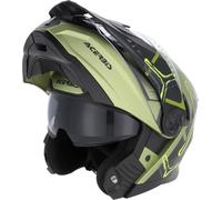 Casque modulable ACERBIS P/J Rider Graphic Vert Noir Mat taille XS