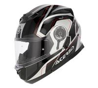 Casque Modulable ACERBIS Serel 22-06 ECE 22.06 Noir/Argent