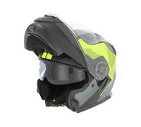 Acerbis Serel Logo Casque, noir mat/gris/jaune néon, Taille M (57/58)