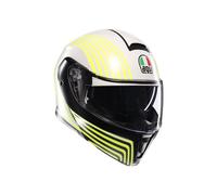 Casque Modulable AGV STREETMODULAR Iseo Matt White/Black/Yel Fluo