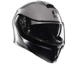 casque modulable agv streetmodular resia - gris / noir / fluo XL
